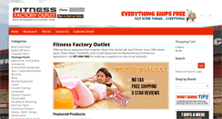 Desktop Screenshot of fitnessfactoryoutlet.com