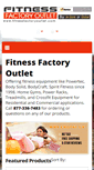 Mobile Screenshot of fitnessfactoryoutlet.com
